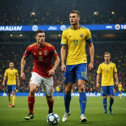 Echipa națională de fotbal a României a suferit o înfrângere în amicalul cu Ucraina